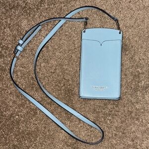 Kate Spade Light Blue Crossbody Phone Bag